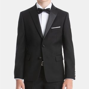 Ralph Lauren Little Boys Black Wool Tuxedo size 4